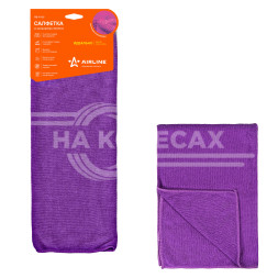 Салфетка из микрофибры фиолетовая (40*60 см)