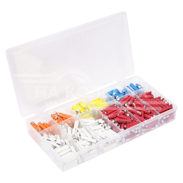 Предохранители &quot;цилиндрические&quot; в пласт.коробке (360 шт. 5-25А)