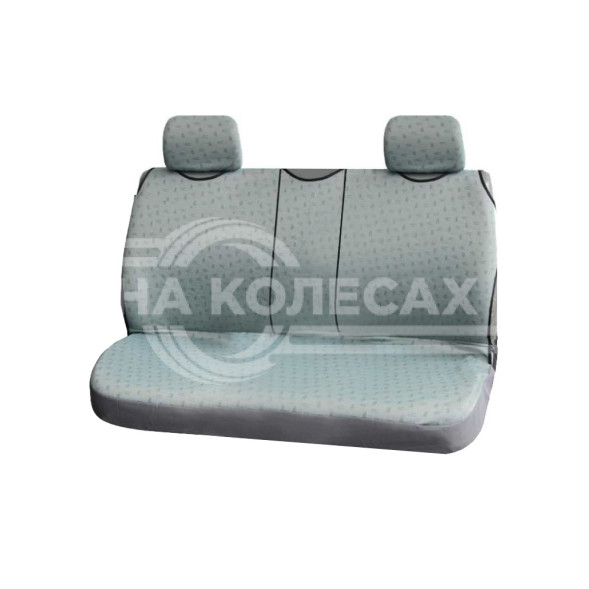 Чехлы-майки &quot;Виспер&quot; комплект передние/задние, цвет серый, материал жаккард