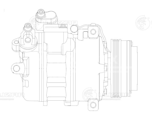Компрессор кондиционера для автомобилей X3 (E83) (04-)/3 (E46) (98-)