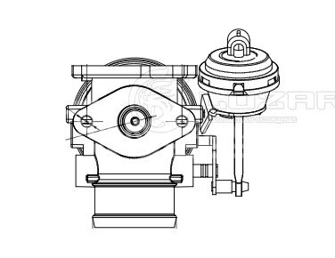 Клапан EGR (рециркуляции отработавших газов) для автомобилей VW Golf IV (96-)/Skoda Octavia (97-) 1.9D