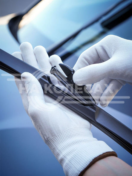 Щетка стеклоочистителя 350 мм (14&quot;) гибридная, 3 адаптера