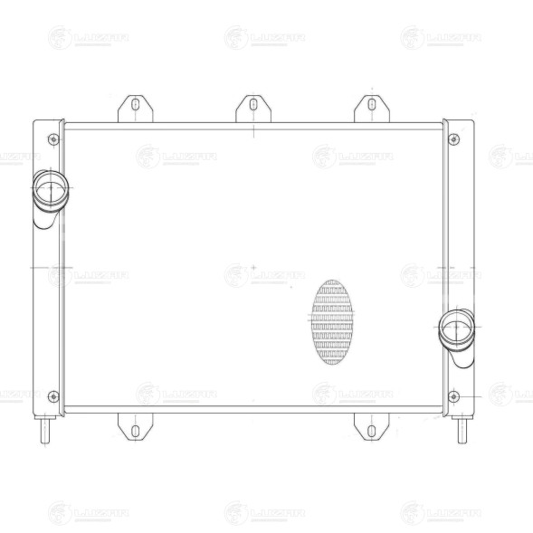 ОНВ (радиатор интеркулера) для автомобилей ГАЗель-Бизнес Cummins (тип TRM)