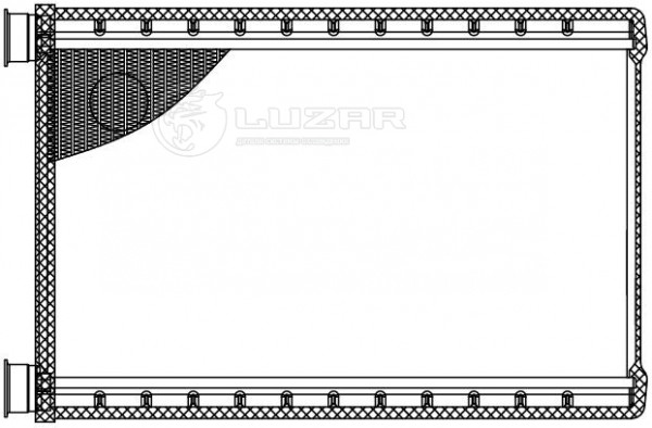 Радиатор отопителя для автомобилей BMW 3 (05-)/X3 (10-)/X1 (09-)/1 (04-) (тип Denso)