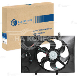 Электровентилятор охлаждения для автомобилей Great Wall Hover H5 (10-) 2.0D (с кожухом)