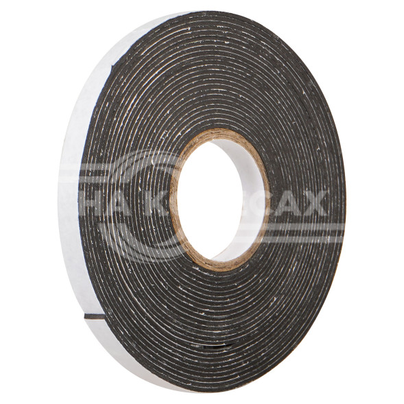 Лента двусторонняя клейкая (скотч), 8мм*5м, EVA вспененная основа, черная