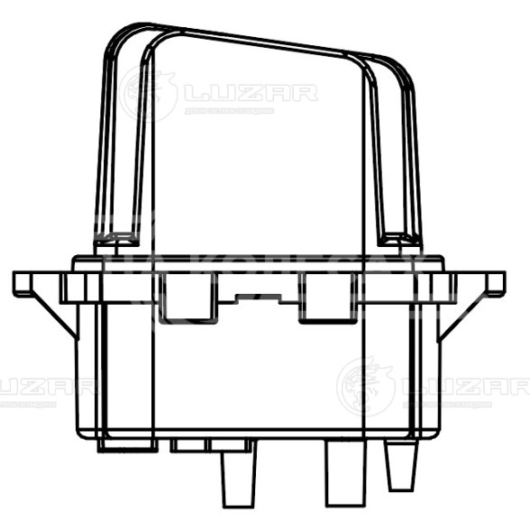 Резистор электровентилятора отопителя для автомобилей Iveco Daily IV (06-)
