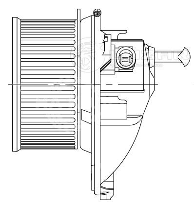 Электровентилятор отопителя для автомобилей Mercedes-Benz Sprinter (95-)/VW LT (96-)