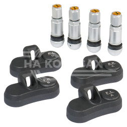 Система контроля давления в шинах TPMS 4 внутренних датчика, дисплей на торпедо, солнечная панель