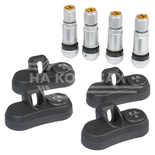 Система контроля давления в шинах TPMS 4 внутренних датчика, дисплей на торпедо, солнечная панель