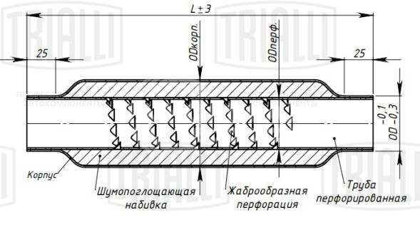 Стронгер 54200-83 с жаброобразной перфорацией (алюминизированная сталь)