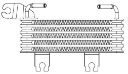 Радиатор масляный для автомобилей Santa Fe (00-)