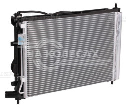 Блок охлаждения (радиатор+конденсор+вентилятор) для автомобилей Solaris (10-)/Rio (10-) MT