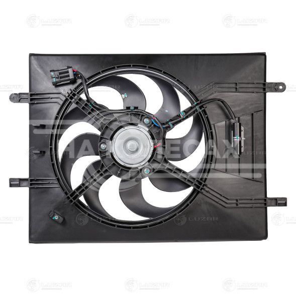 Электровентилятор охлаждения для автомобилей Changan CS35 (13-) 1.6 (с кожухом и резистором)