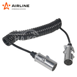 Кабель прицепа 24В тип-N 7 контактов 4,5м (металл)