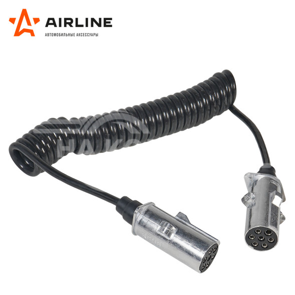 Кабель прицепа 24В тип-N 7 контактов 4,5м (металл)