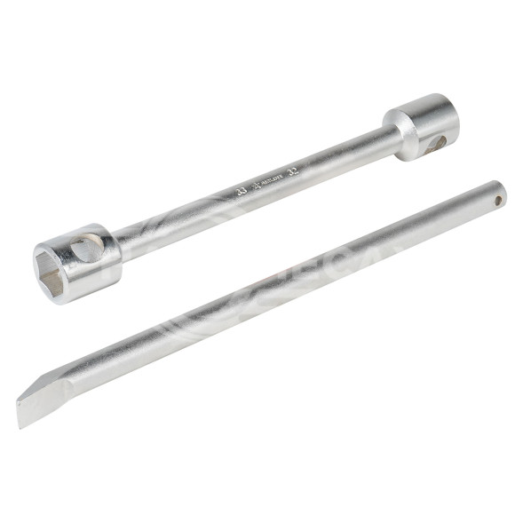 Ключ баллонный торцевой кованый 32*33*400мм с воротком