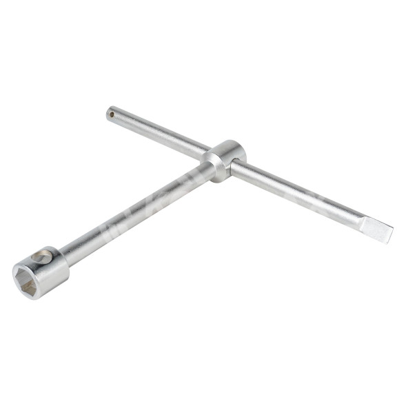 Ключ баллонный торцевой кованый 32*33*400мм с воротком