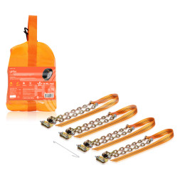 Цепи (браслеты) противоскольжения для внедорож.(колёса 235-285 мм), усиленные, к-т 4 шт.