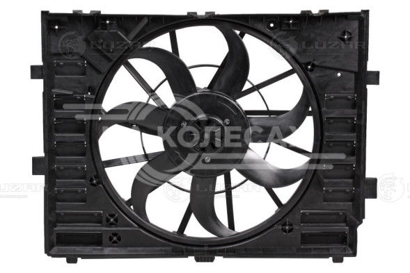 Электровентилятор охлаждения для автомобилей Touareg II (10-) (с кожухом) (600W)