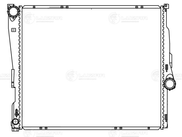 Радиатор охлаждения для автомобилей BMW X3 (04-) (E83)