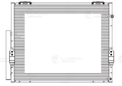 Радиатор кондиционера для автомобилей Sequoia II (08-)/Tundra II (07-) 4.7i/5.7i