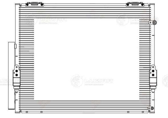 Радиатор кондиционера для автомобилей Sequoia II (08-)/Tundra II (07-) 4.7i/5.7i
