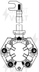 Узел щеточный стартера для автомобилей BMW X1 F48 (15-) 2.0D