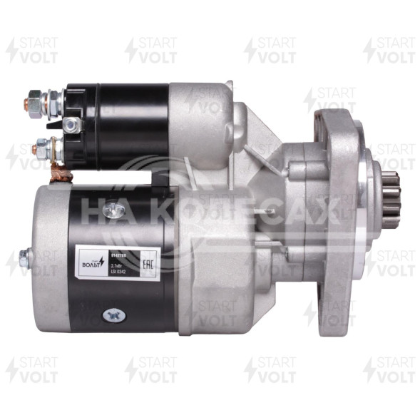 Стартер для спецтехники МТЗ-80/82/ГАЗ/ПАЗ с двигателеями ММЗ-Д240/245/260 12В 2,7кВт