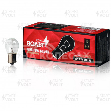Лампа накаливания 12V 21W BAU15S