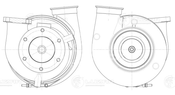 Турбокомпрессор для а/м Mercedes-Benz Axor (01-) с дв. OM457