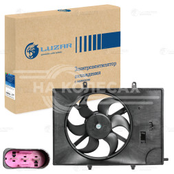 Электровентилятор охлаждения для автомобилей Great Wall Hover (05-)/H3 (10-)/H5 (10-) ) 2.0i/2.4i (с кожухом)