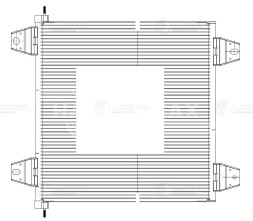 Радиатор кондиционера для автомобилей DAF XF (02-)/XF 105 (05-)