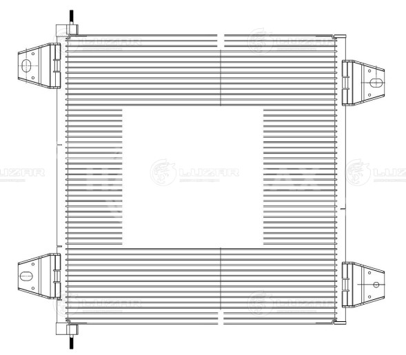 Радиатор кондиционера для автомобилей DAF XF (02-)/XF 105 (05-)