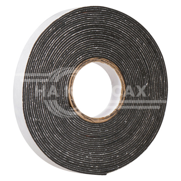 Лента двусторонняя клейкая (скотч), 12мм*5м, EVA вспененная основа, черная