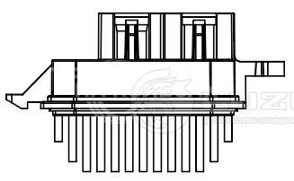 Резистор электровентилятор отопителя для автомобилей Nissan Qashqai (13-) (UK)/Renault Fluence (10-)