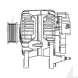 Генератор для автомобилей VAG Octavia I (00-) 1.6i/1.8T/Golf IV (00-) 1.4i/1.6i 70A