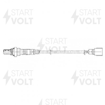 Датчик кислородный для автомобилей Toyota Camry V50 (11-) 2.0i/2.5i после катализатора 320 мм