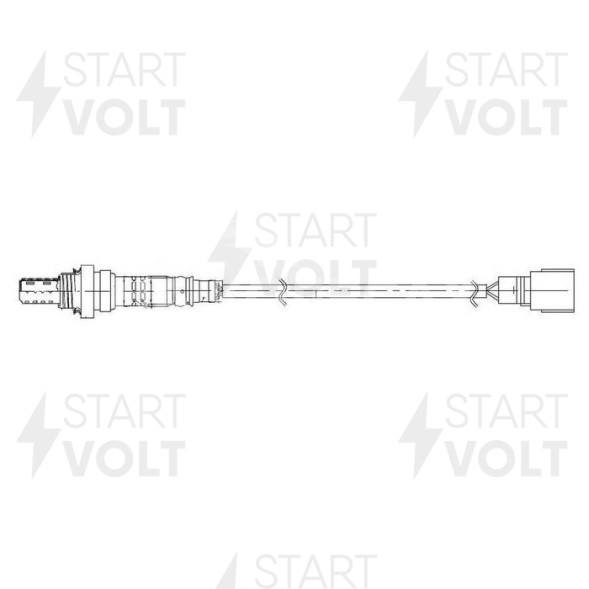 Датчик кислородный для автомобилей Toyota Camry V50 (11-) 2.0i/2.5i после катализатора 320 мм