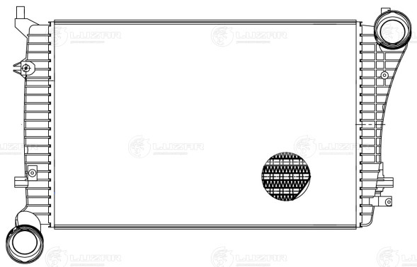 ОНВ (радиатор интеркулера) для автомобилей Octavia (04-) 1.9TDi