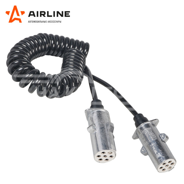 Кабель прицепа 24В тип-S 7 контактов 4,5м (металл)