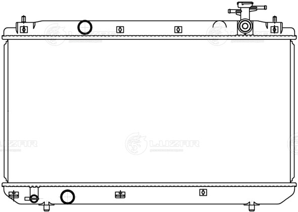 Радиатор охлаждения для автомобилей Tiggo (FL) (11-) 1.6i/2.0i