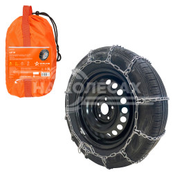 Цепи противоскольжения, лесенка, толщ.зв.4мм (колеса R14 185/70 - R16 55/205), к-т 2 шт.