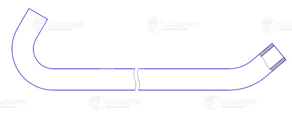Патрубки отопителя для автомобилей (6шт.) ГАЗель-Next (дв. Cummins ) (EPDM, кмпл., 6шт.)