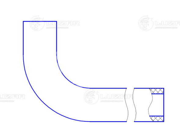 Патрубки отопителя для автомобилей (6шт.) ГАЗель-Next (дв. Cummins ) (EPDM, кмпл., 6шт.)