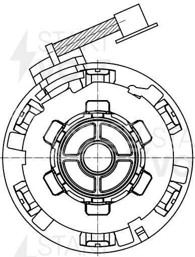 Узел щеточный стартера для автомобилей BMW X1 F48 (15-)/Mini F56 (15-) 2.0i