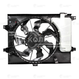 Электровентилятор охлаждения для автомобилей KIA Soul II (14-) 1.6i/2.0i (с кожухом)