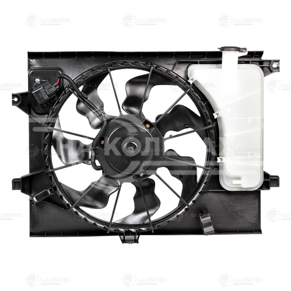 Электровентилятор охлаждения для автомобилей KIA Soul II (14-) 1.6i/2.0i (с кожухом)