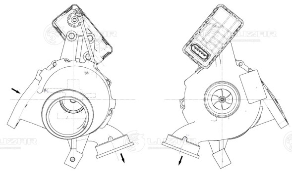 Турбокомпрессор для а/м Mercedes-Benz Sprinter Classic (909) (13-) [OM646.701]