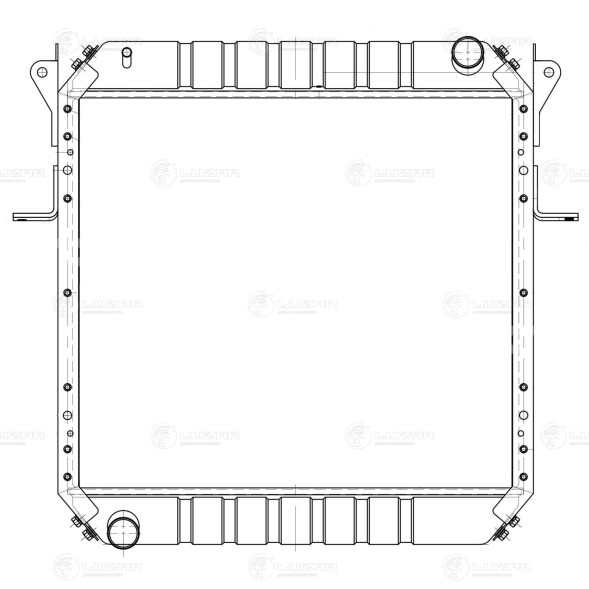 Радиатор охлаждения для автомобилей МАЗ 4370 &quot;Зубренок&quot; Deutz/Cummins ISF3.8/Д-245 Е3